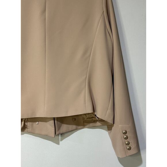 Generation Love Penn Crepe Cropped Blazer Latte Size XXL NWT - Picture 11 of 13